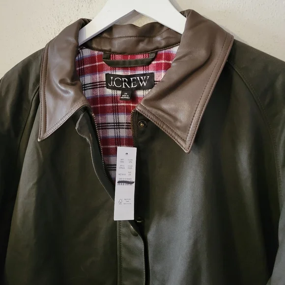 J. Crew Broken-in Barn Jacket - Olive Green